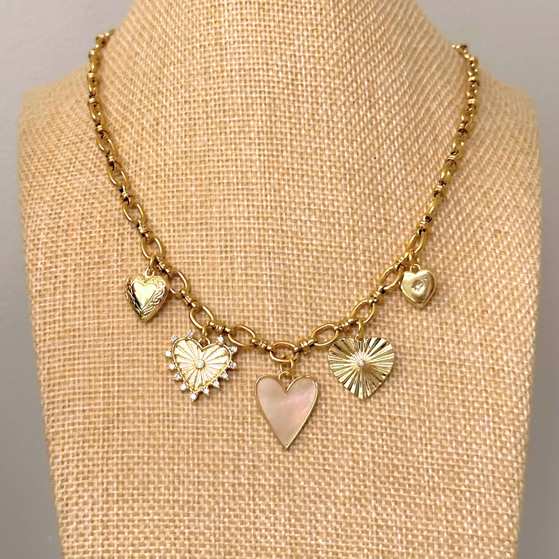 Queen of Hearts Charm Necklace