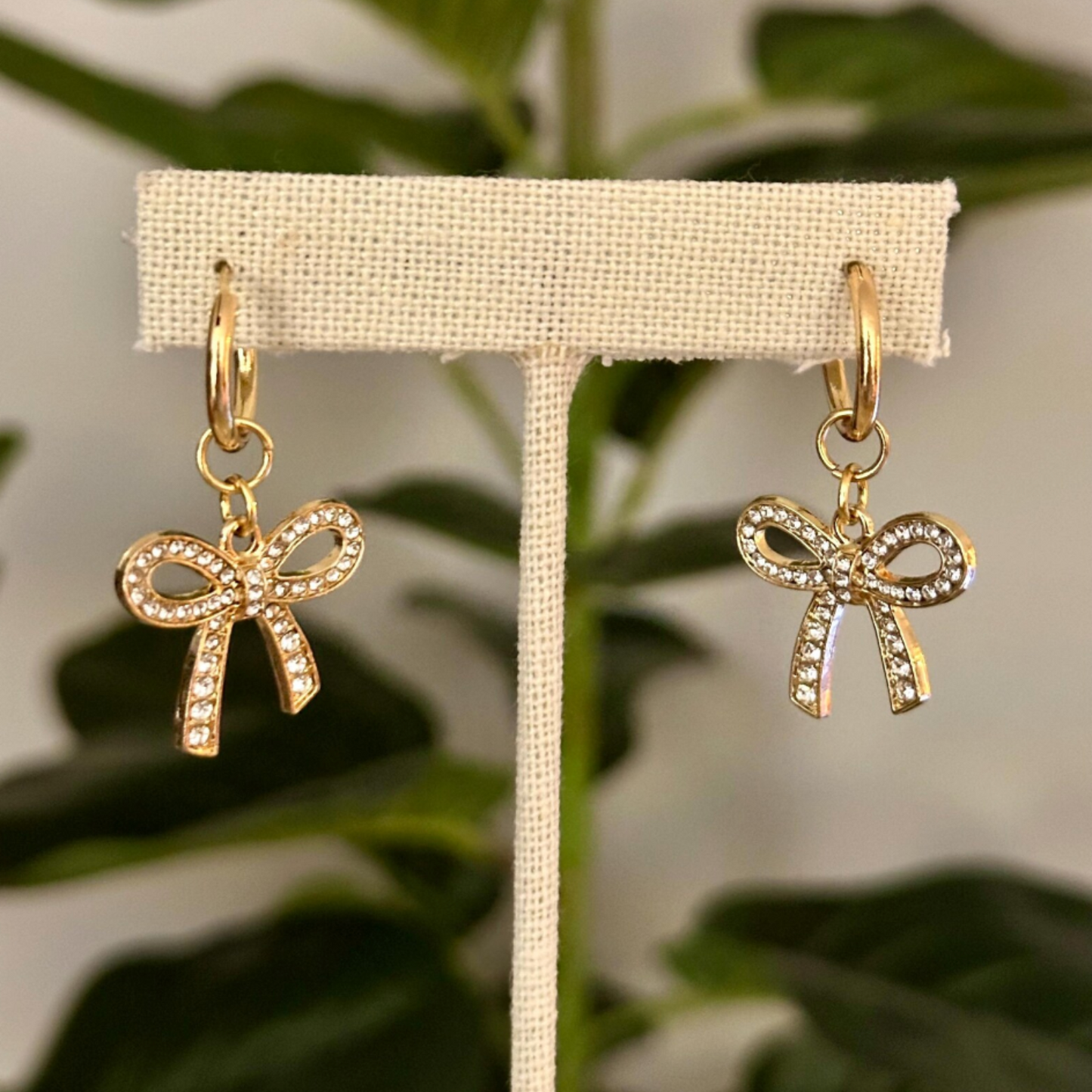 24K Gold Plated Custom Charm Earrings