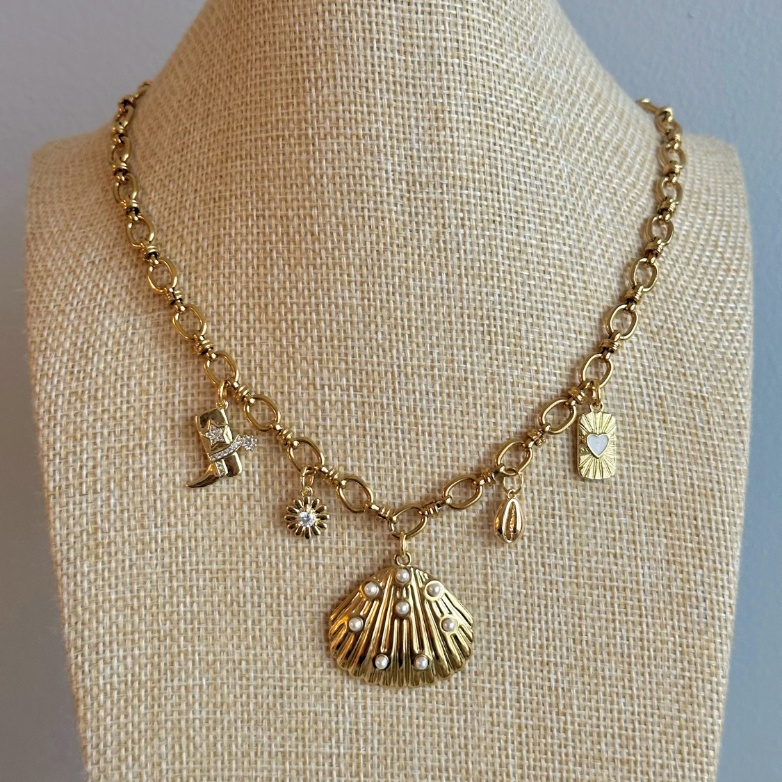 Coastal Cowgirl Charm Necklace