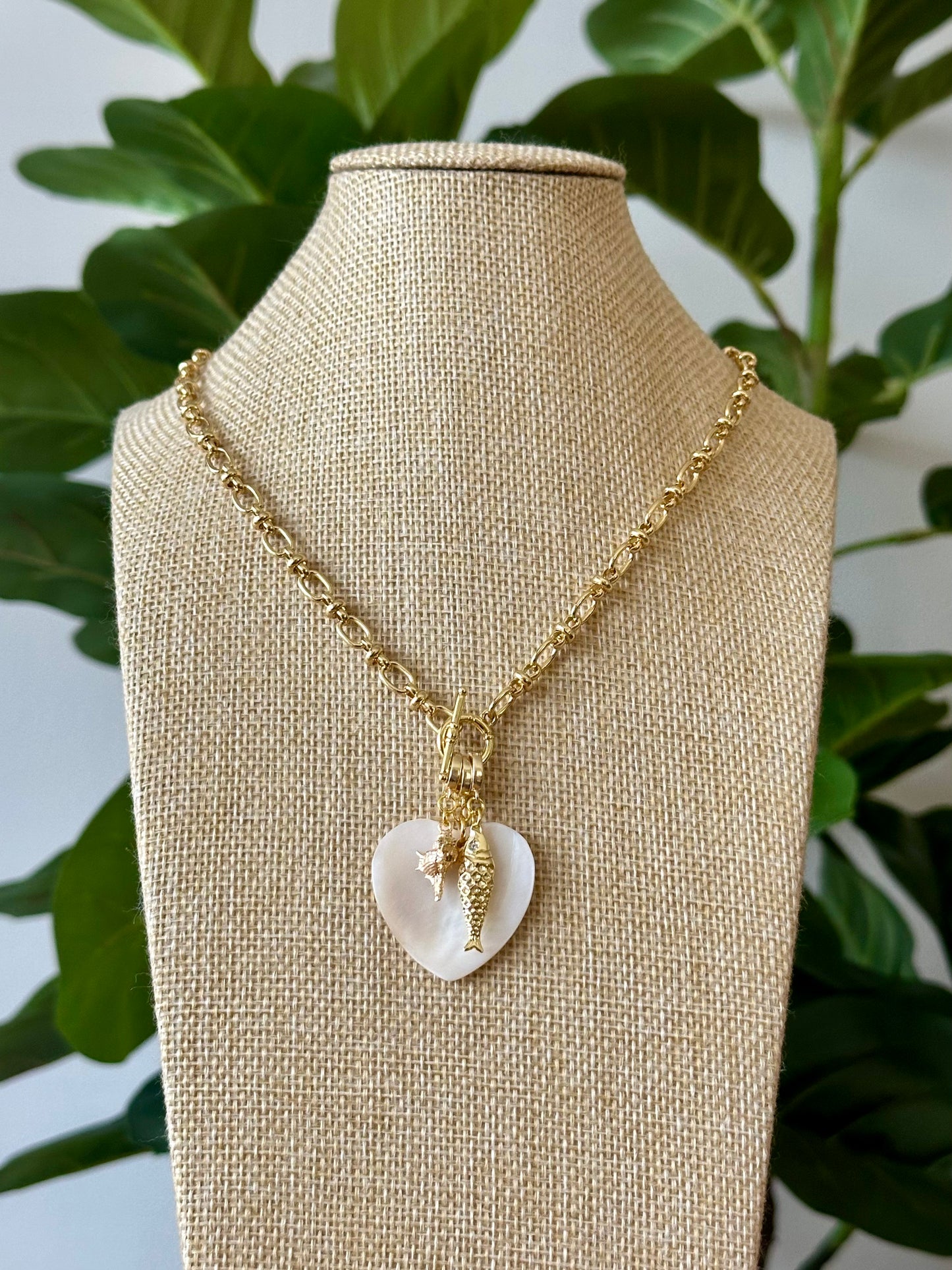 Custom Clip On Charm Necklace