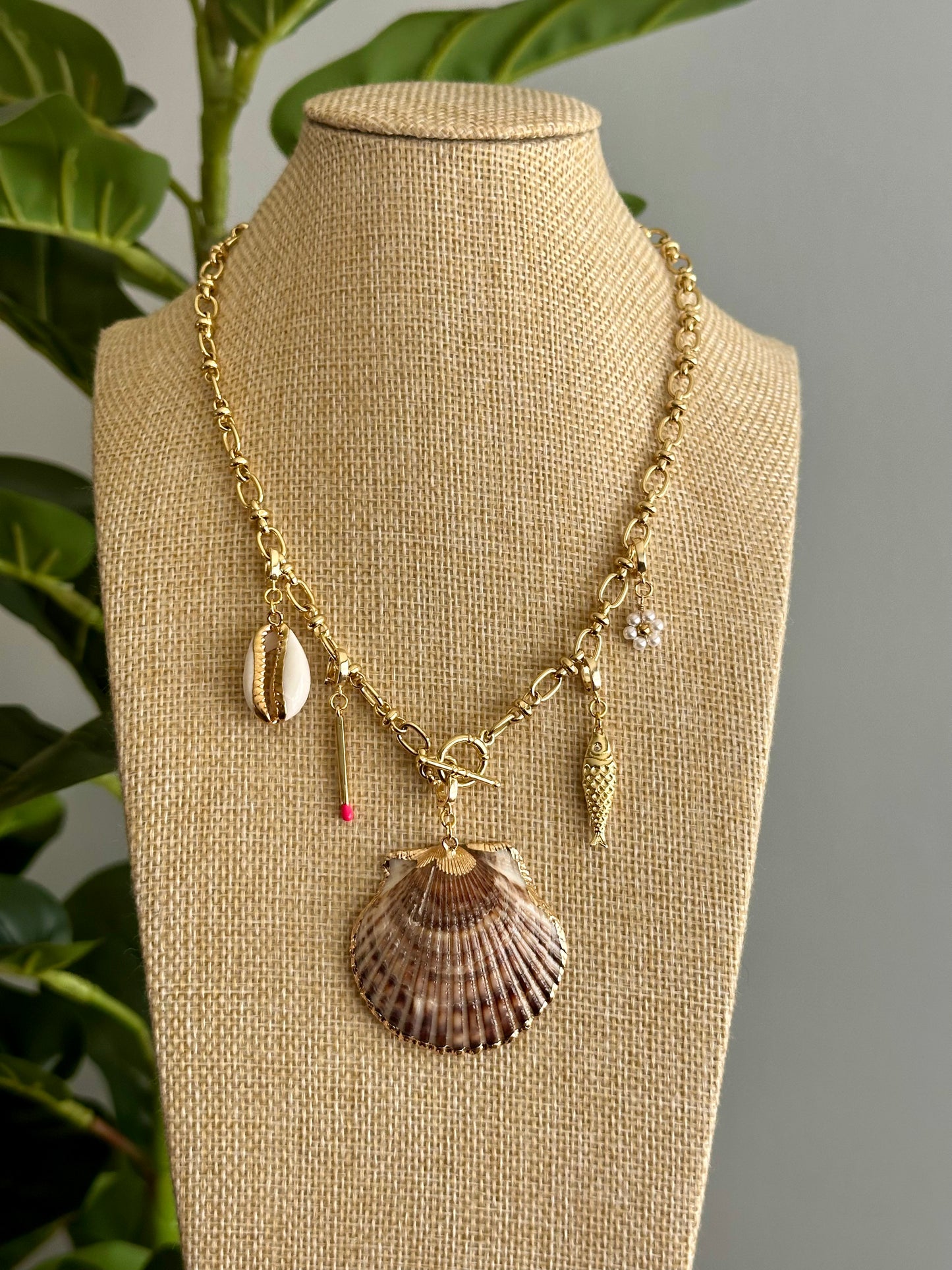 Custom Clip On Charm Necklace